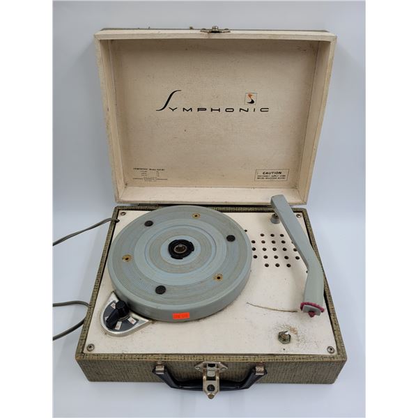 Vintage Symphonic Model 509-B7 Vinyl Record Player