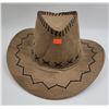 Image 1 : Vintage Leather Cowboy Hat