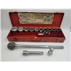 Image 1 : Vintage Socket Wrench Set With Carrying Case