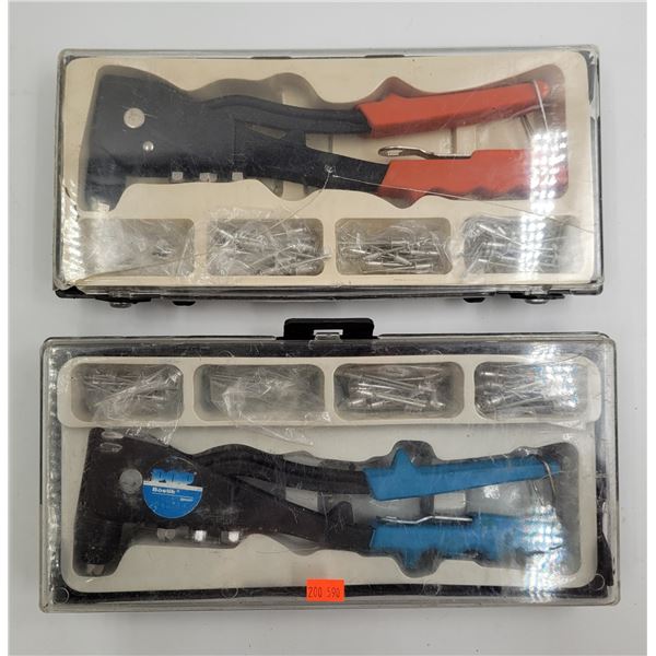2x Hand Rivet Guns
