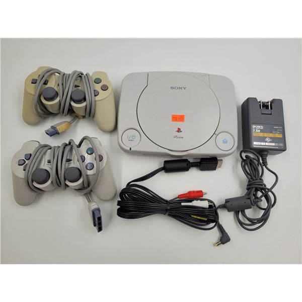 Vintage Playstation One Console With 2x Controller & Power Cord