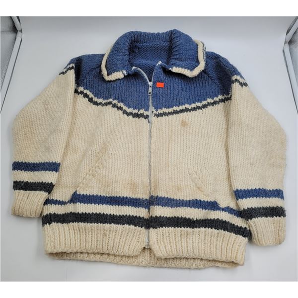 Vintage Handmade Cowichan Wool Children's Jacket