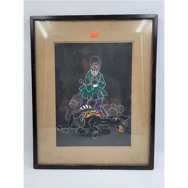 Vintage M. Freydoun Signed Original Artwork