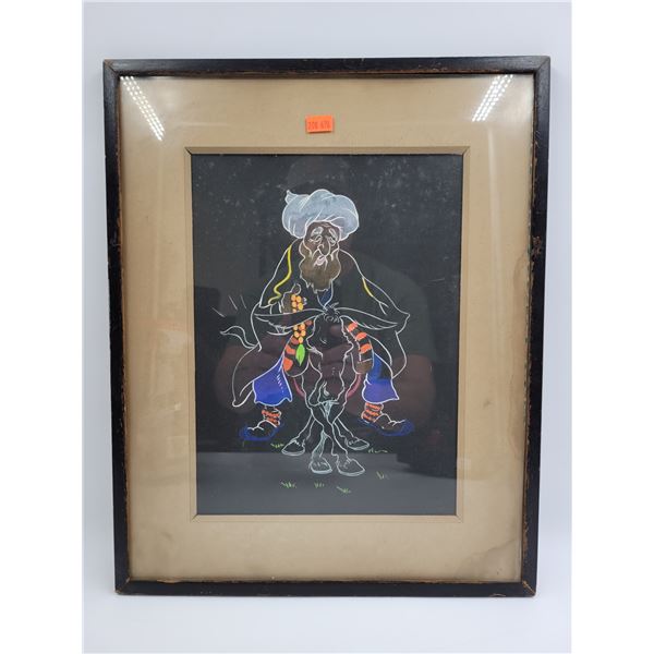 Vintage M. Feri Signed Original Artwork