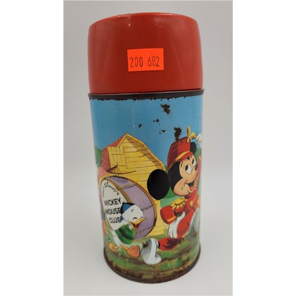 Vintage Aladdin Disney Mickey Mouse Club Thermos
