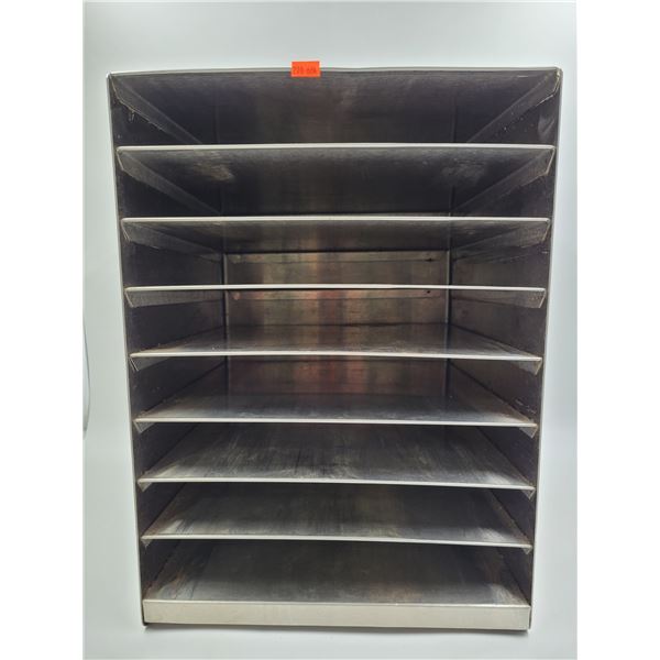 Vintage Metal 8x Tier Metal Filer / Organizer