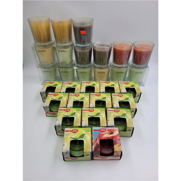 Assorted New Scented Candles : Purity & Betty Cocker