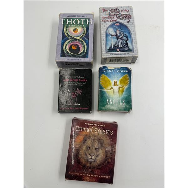 5x Tarot Card Packs