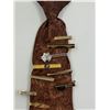 Image 5 : Vintage Tie With Assorted Tie Clips