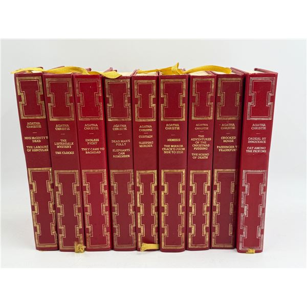 9x Vintage Agatha Christie Books