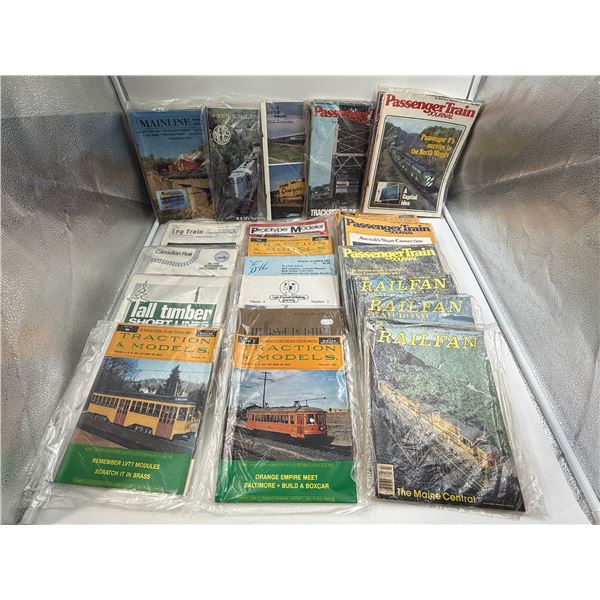 Collection Of Vintage Locomotive (Train) Magazines