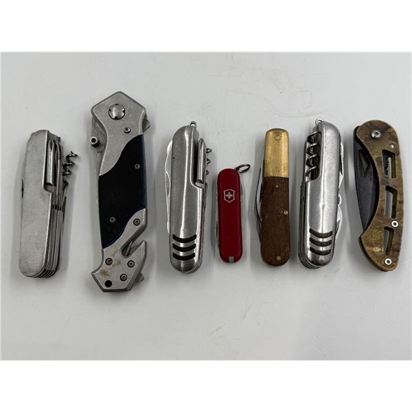 7x Knives : Swiss Army, Multi Tools, & Bi Folds