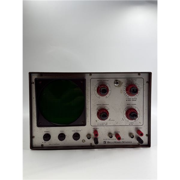 Vintage Bell & Howell Schools Oscilloscope Model 34