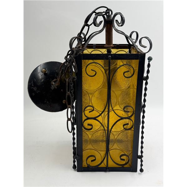 Vintage Arts & Crafts Style Hanging Light Fixture