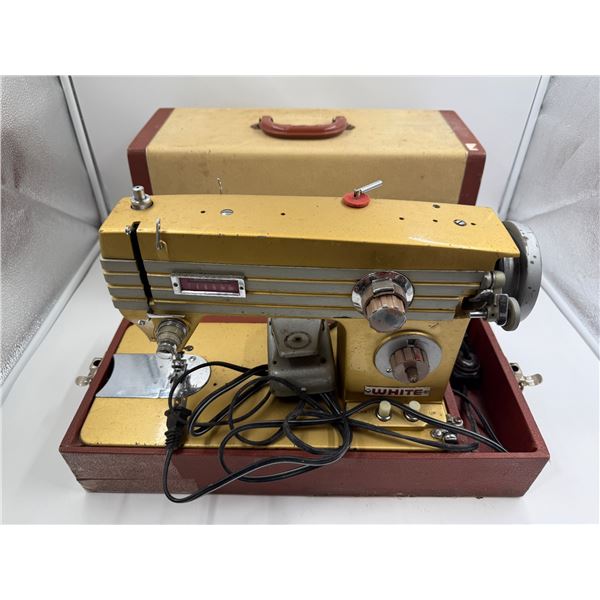 Vintage White Sewing Machine Model 765