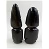Image 2 : 2x Carved Obsidian Figurines