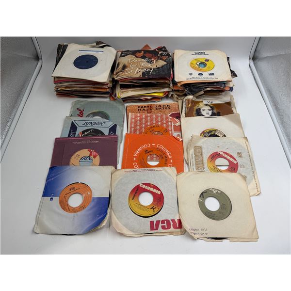 Assorted Vintage 45s Vinyl Records