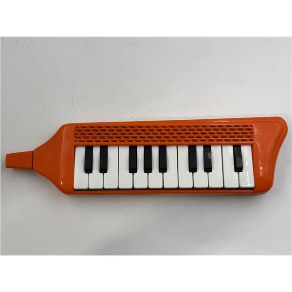 Vintage Italian Made Orange Melodica