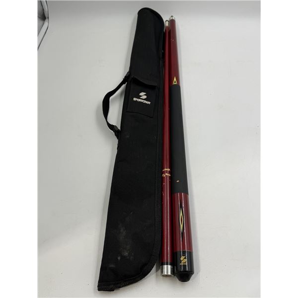 Sportcraft Pool Cue With Travelling Case