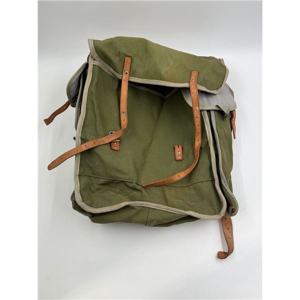 Vintage Military Canvas Backpack