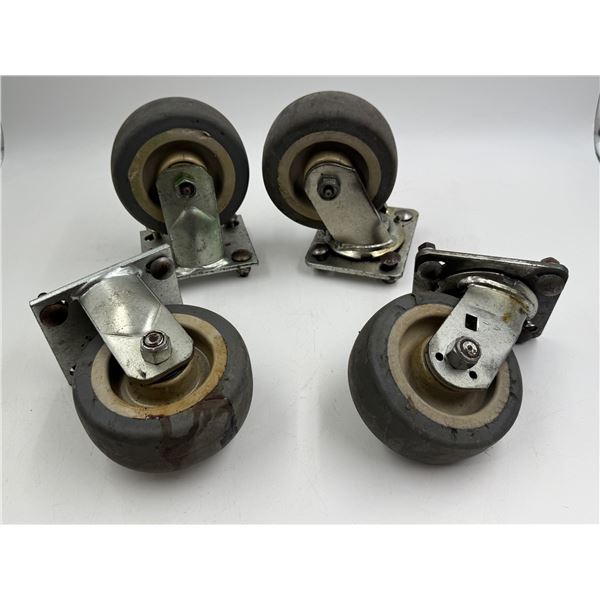 4x Heavy Duty Caster Wheels