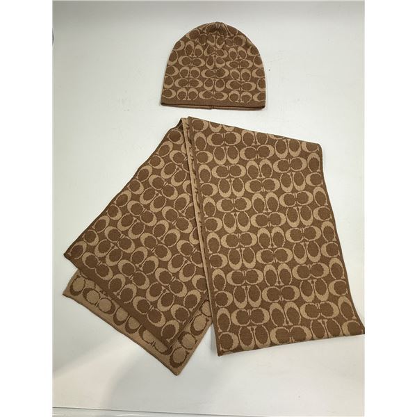 Authentic Coach Toque & Scarf Set