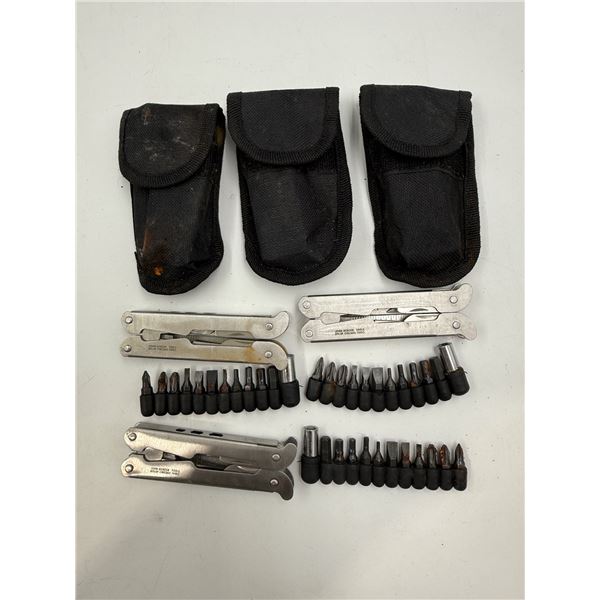 3x John Benzen Multi Tool Knives