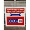 Image 1 : Vintage BCAA Approved Auto Repair Services Plastic Sign