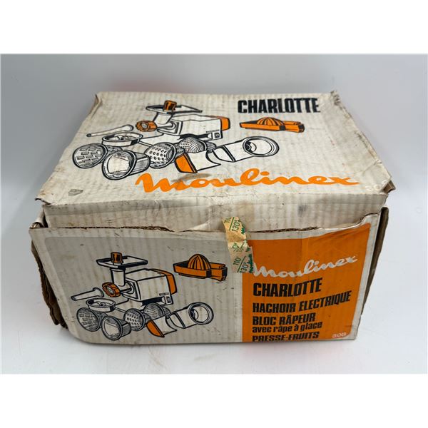 Vintage Charlotte Moulinex Food Processor