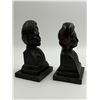 Image 2 : 2x Vintage Cast Bronze Busts