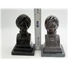 Image 5 : 2x Vintage Cast Bronze Busts