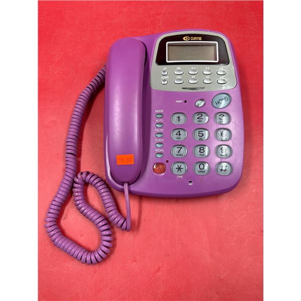 Retro Curtis Purple Telephone