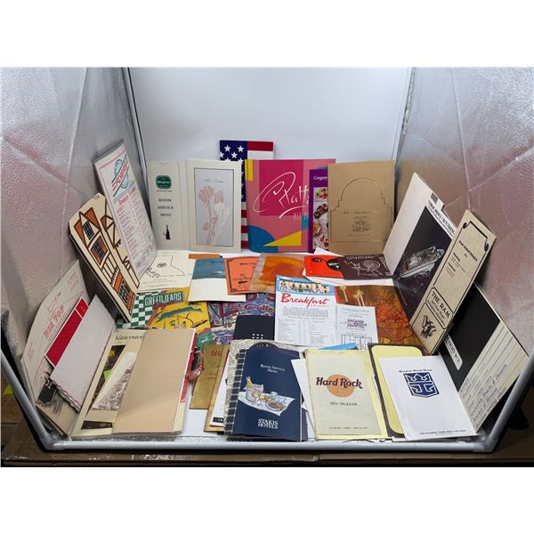Red Robinson's Personal Collection Of Visited Restaurants Keepsake Menus