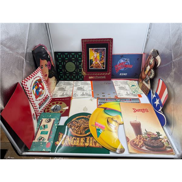 Red Robinson's Personal Collection Of Visited Restaurants Keepsake Menus