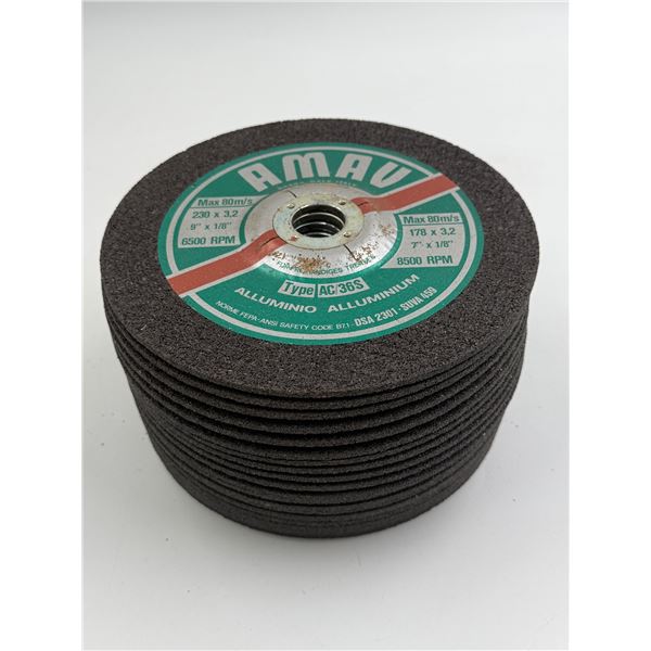 Approx. 22x New Amav Type AC/36s 9" Grinding Discs