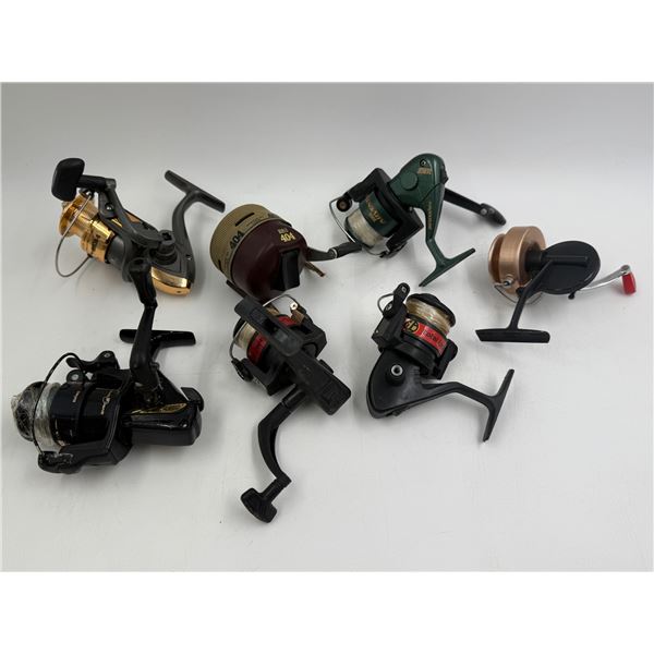 7x Vintage Fishing Reels : Daiwa, Total Tackle, Tebco, & More