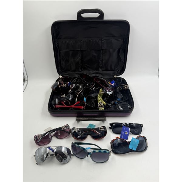 Travellers Case With Assorted N.O.S. Sunglasses