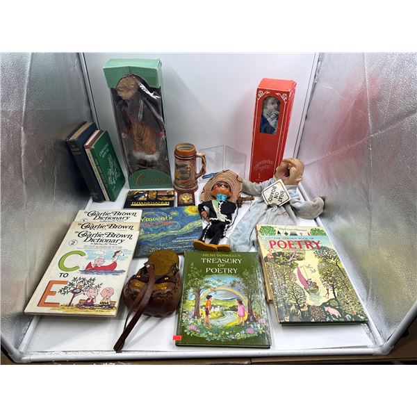 Lot Of Vintage Books & Collectibles