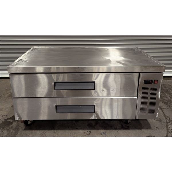 New Air NCB-052-SS 52" Two Drawer Refrigerated Chef Base - 807/R9FL