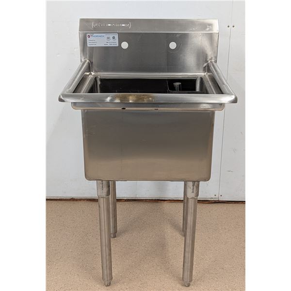 Thorinox TSS-1818-0 18" x 18" x 11" Tub Stainless Steel Sink - DX57/R4FL