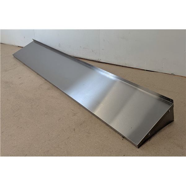 96" x 16" Stainless Steel Wall Shelf - DX80/R1FL