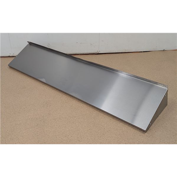 72" x 16" Stainless Steel Wall Shelf - DX55/R1FL