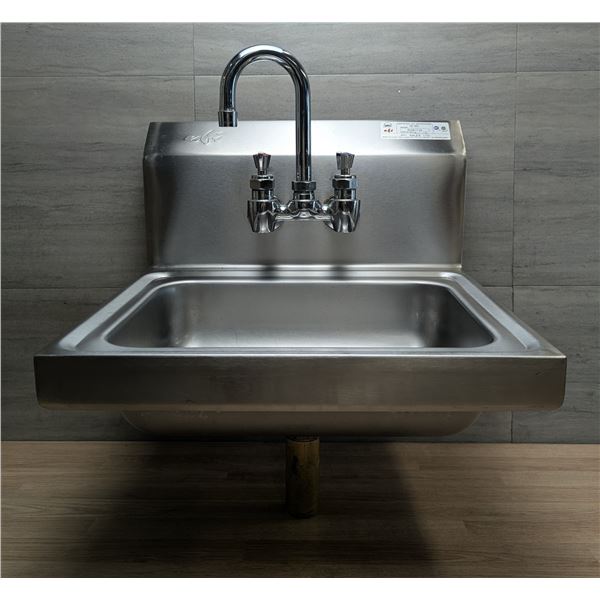 Efi SIH817-W Wall Mount Hand Sink W/Faucet - SB1/FtMC1