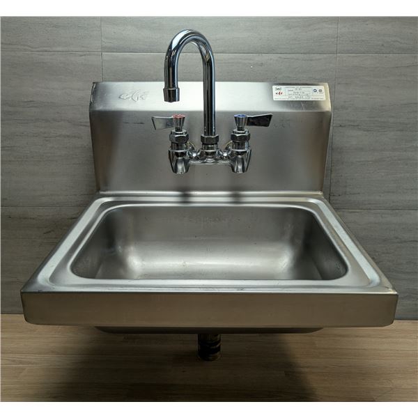 Efi SIH817-W Wall Mount Hand Sink W/Faucet - SB2/FtMC1