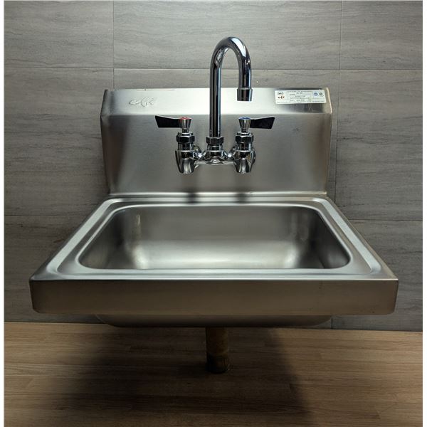 Efi SIH817-W Wall Mount Hand Sink W/Faucet - SB3/FtMC1