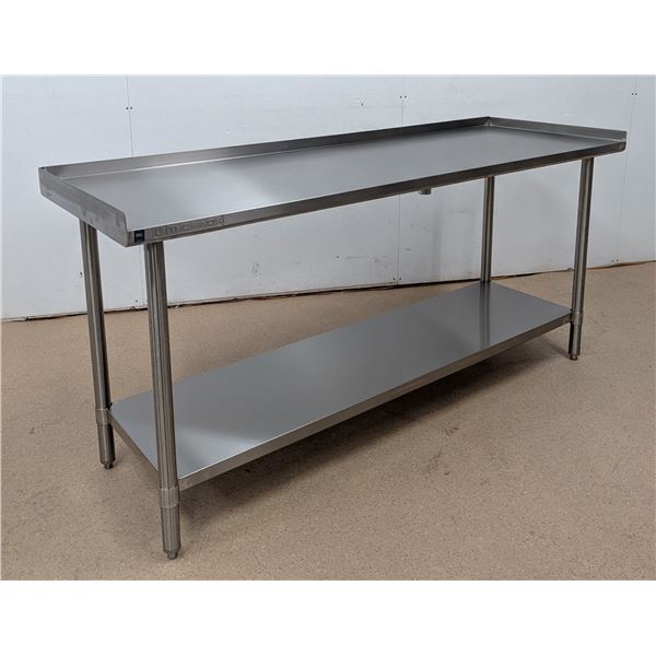72" x 24" Stainless Steel Equipment Table - DX62/L9FL