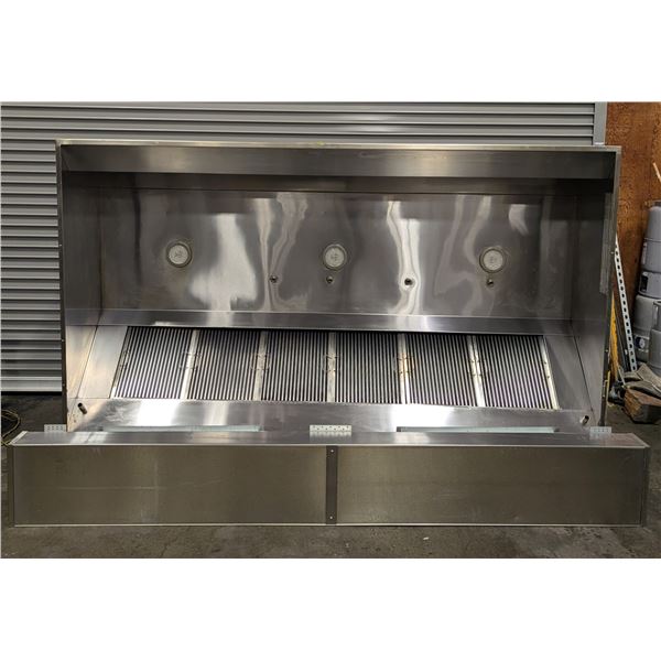 CaptiveAire 9' Exhaust Hood With Air Make-up Ducting - L9FL