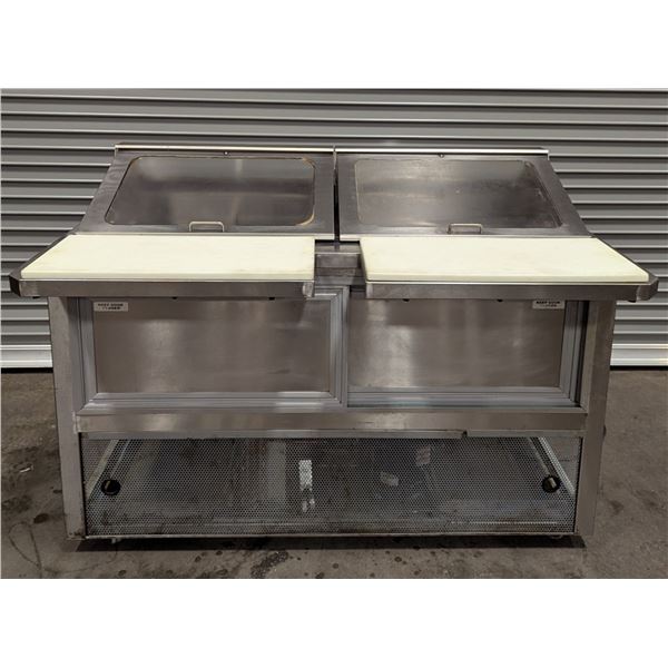 QBD ESU60 60" Refrigerated Salad/Sandwich Prep Table - 2001/L12FL