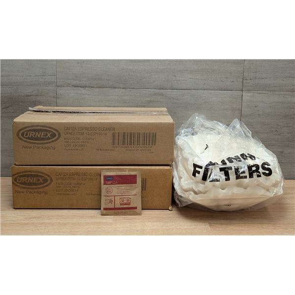 Cafiza Espresso Cleaner & Bunn Filters - FtG