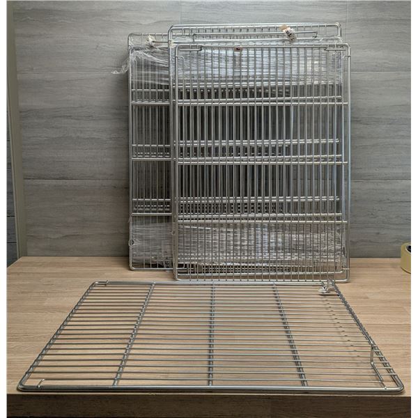 23-1/2" x 17-1/4" Turbo Air Stainless Steel Wire Shelves - Lot of 10 - RackH